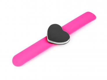 Armnadelkissen mit Magnet-Herz Pink